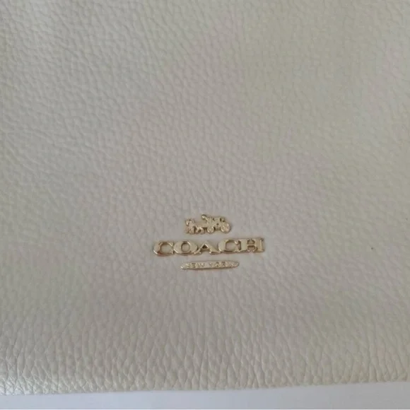 Coach Cream Leather Crossbody Bag - Picture 8 of 10